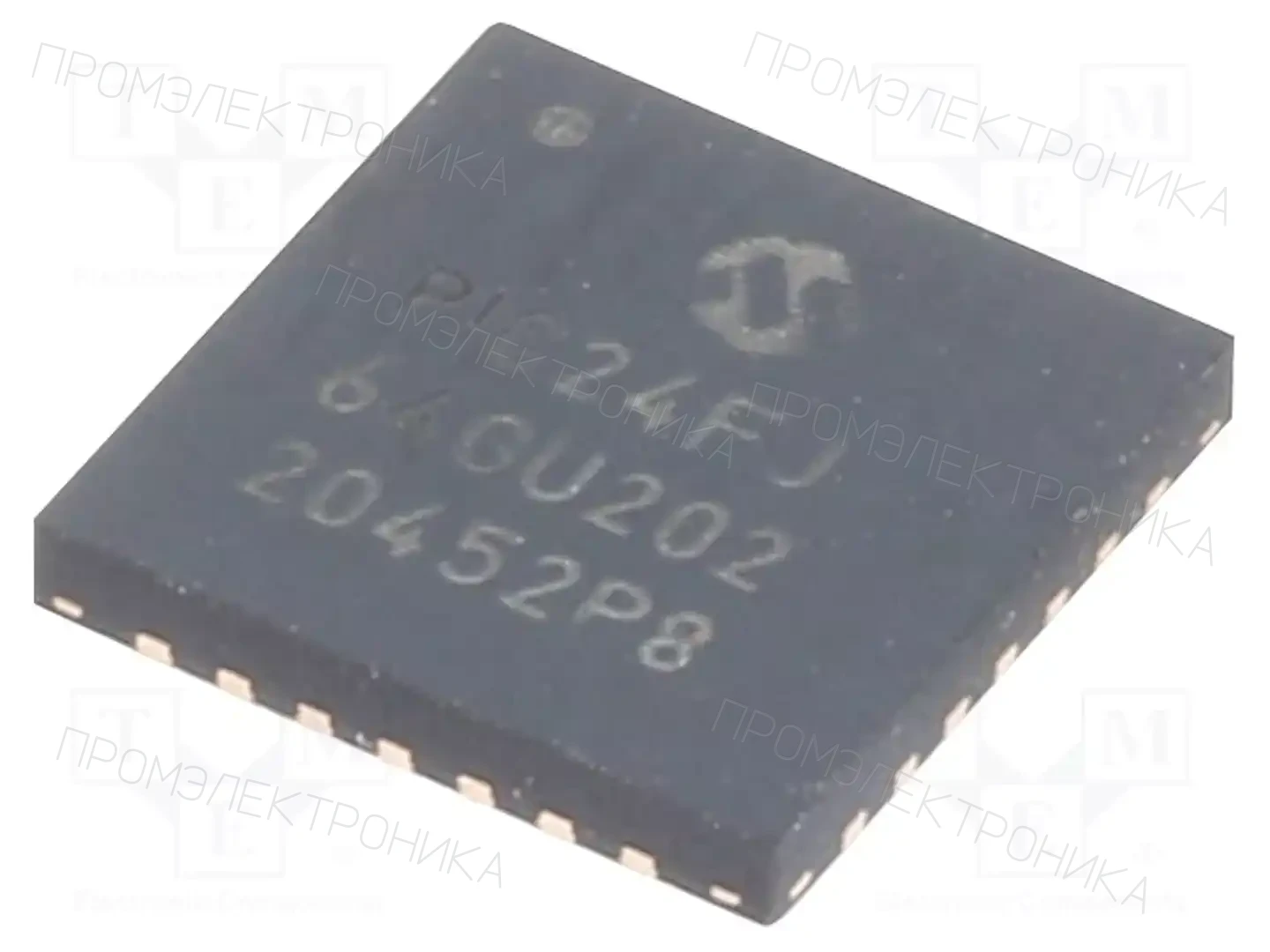 Microchip Technology PIC24FJ64GU202-I/ML — Линейка PIC 16-bit