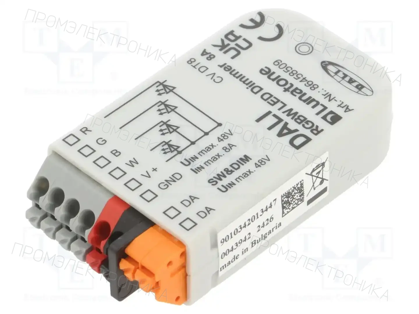 Lunatone DALI DT8 RGBW LED DIMMER 8A — Блоки питания для LED