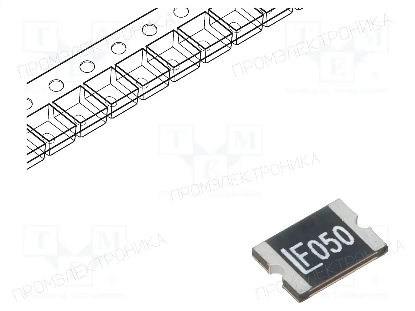LITTELFUSE 1812L050PR — Предохранители полимерные SMD