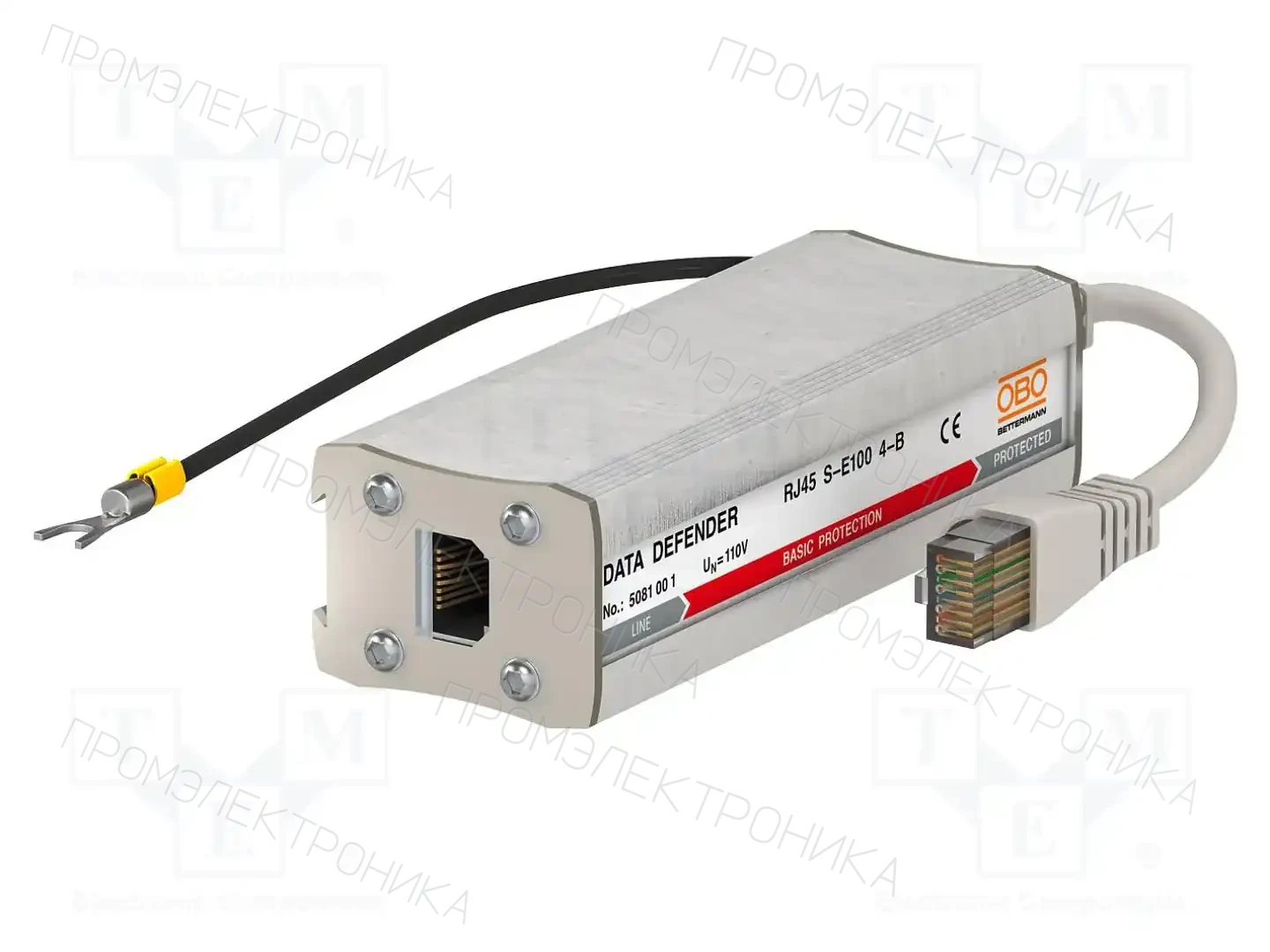 OBO BETTERMANN RJ45 S-E100 4-B — Ограничители перенапряжения