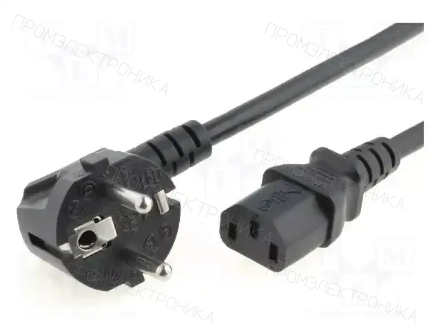 LIAN DUNG LT322+501 H05VV-F 3X0.75 1.8M BLK — Кабели питания компьютерные и универс