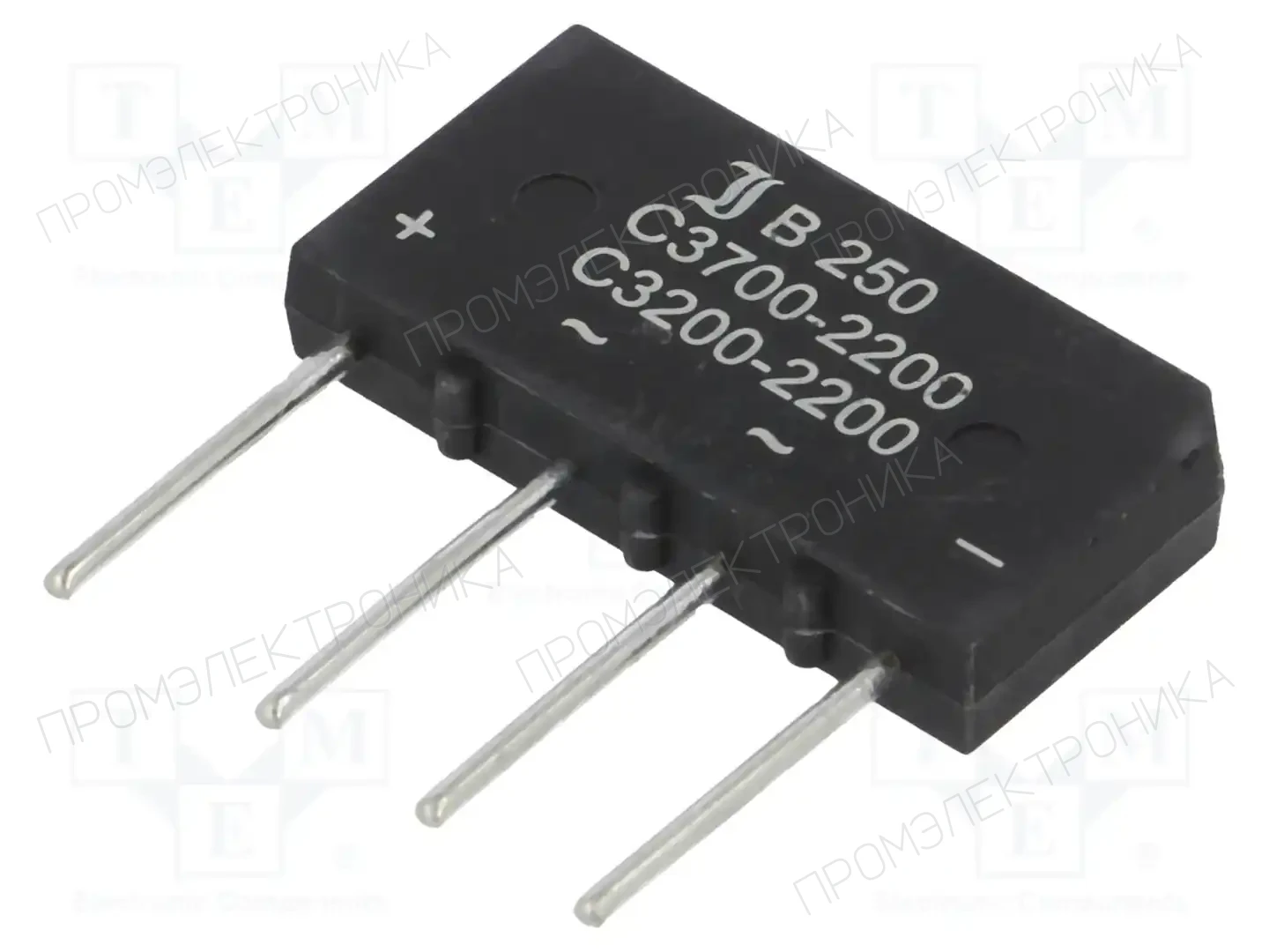 DIOTEC SEMICONDUCTOR B250C3700A — Однофазные мосты диодные плоские