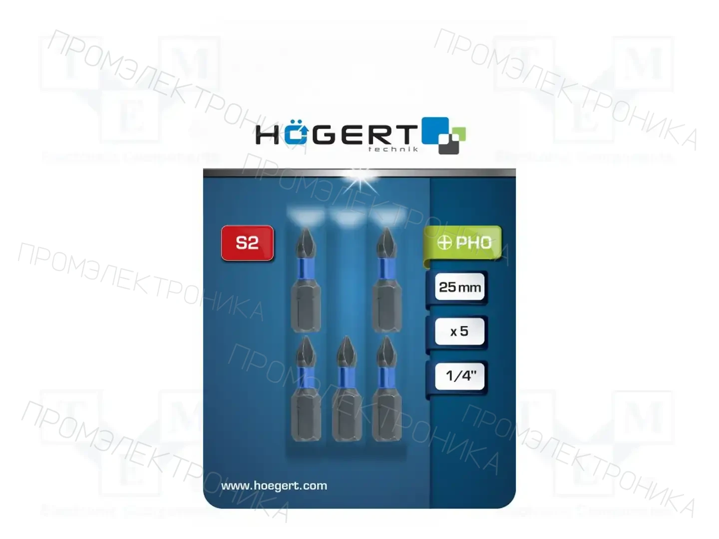 HÖGERT TECHNIK HT1S120 — Наконечники для отверток