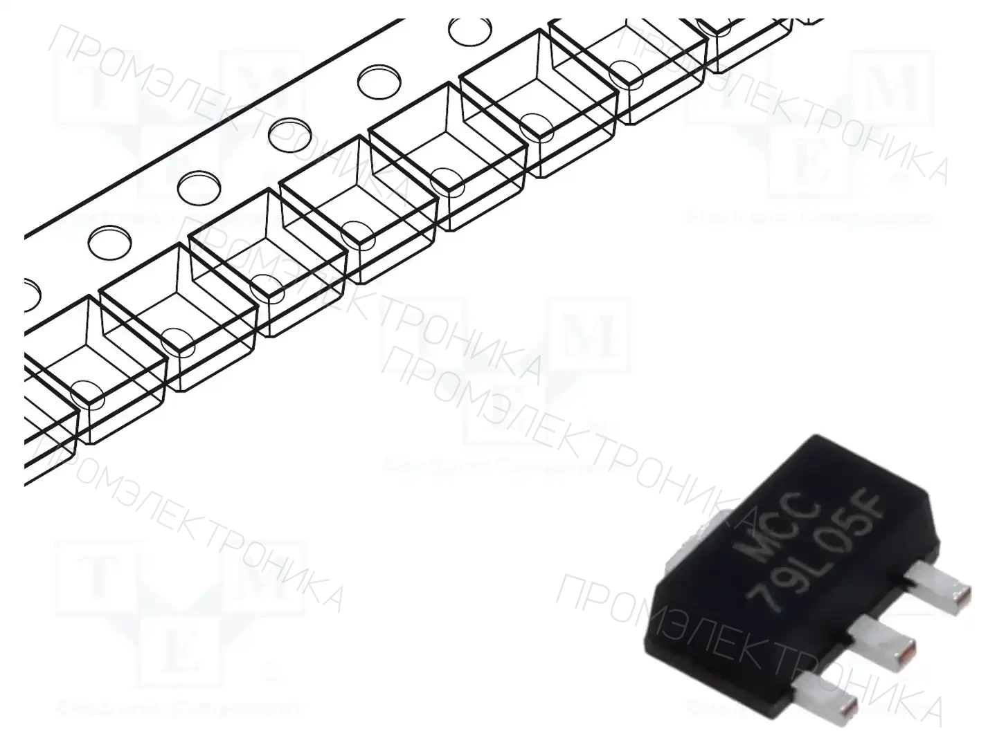 MICRO COMMERCIAL COMPONENTS MC79L05F-TP — Стабилизаторы напряжения нерегулируемые