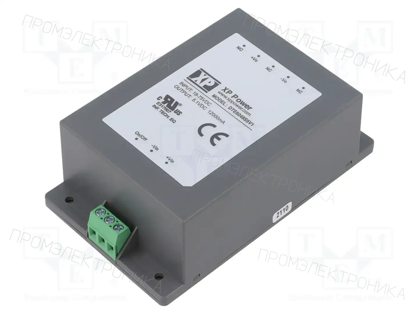 XP POWER DTE6048S5V1 — Преобразователи DC/DC