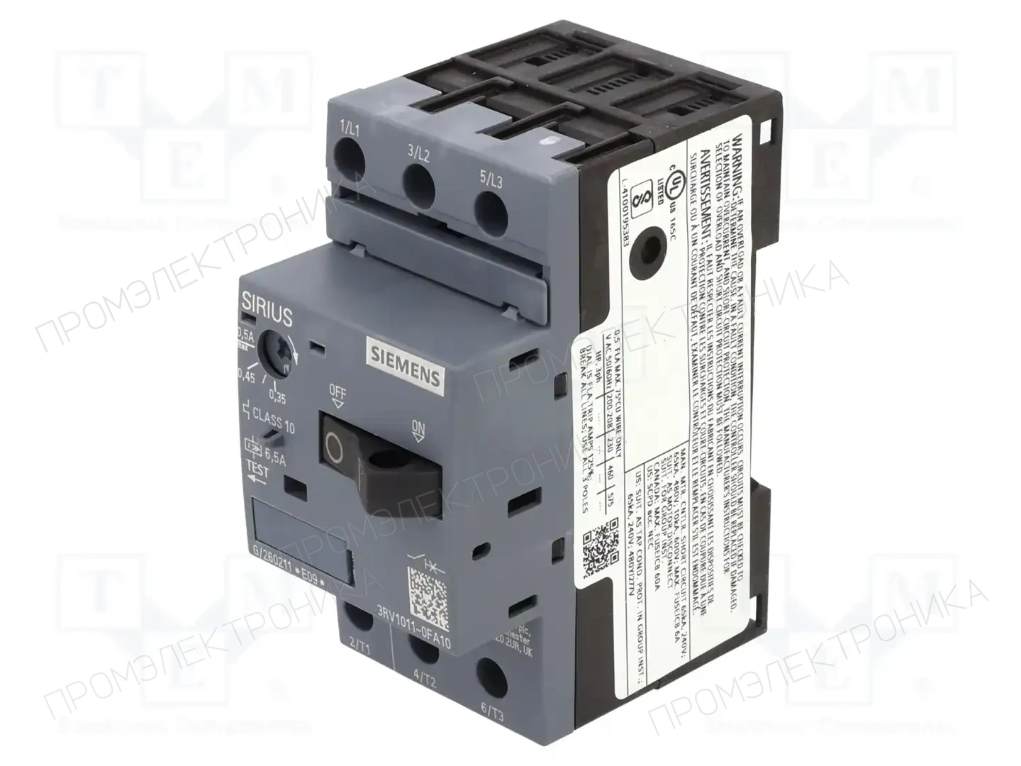 SIEMENS 3RV1011-0FA10 — Выключатели двигательные
