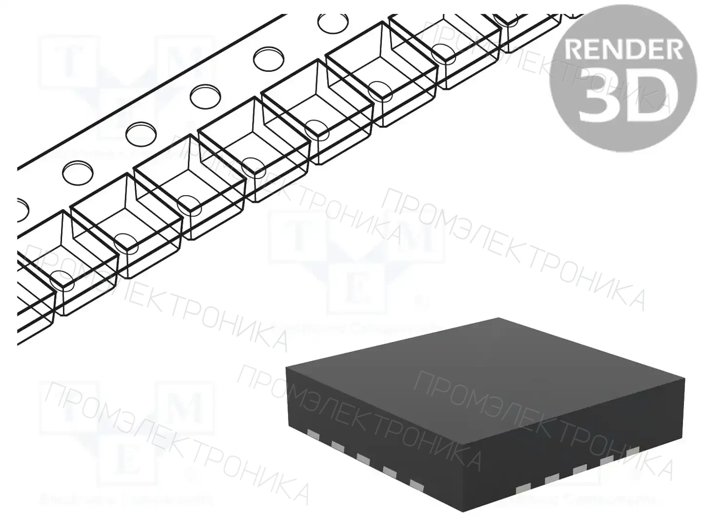 Microchip Technology MCP4351-503E/ML — Потенциометры цифровые