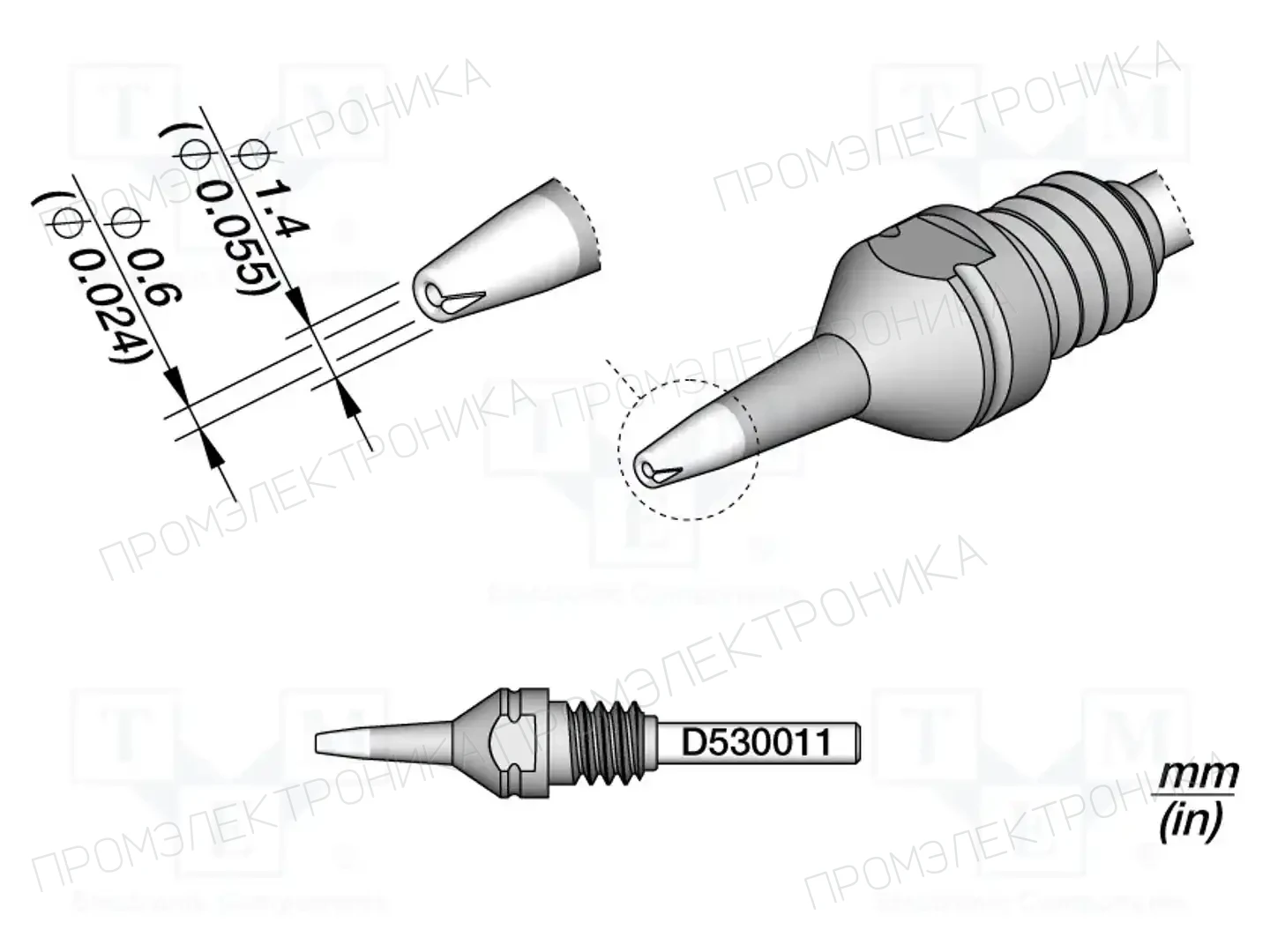 JBC TOOLS D530011 — Распаечные жала