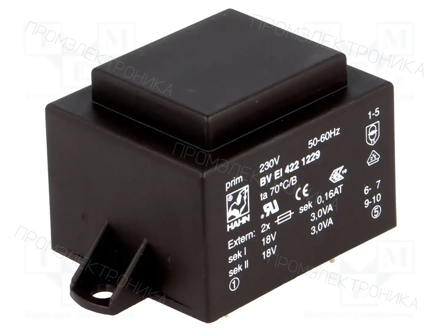 HAHN BV EI 422 1229 — Трансформаторы PCB