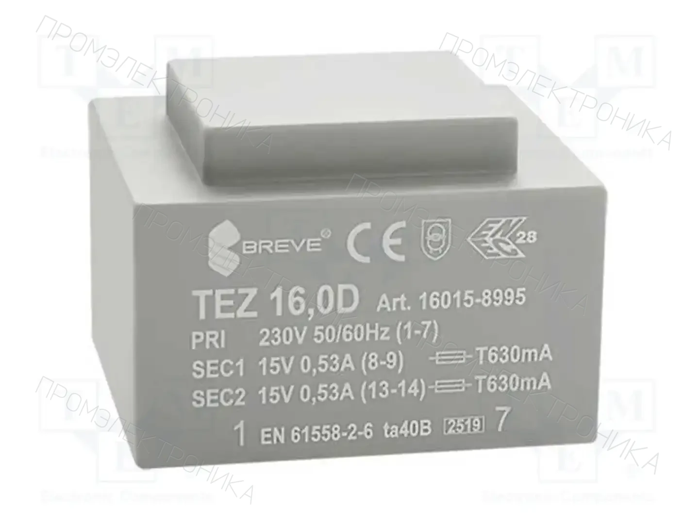 BREVE TUFVASSONS 16015-8995 — Трансформаторы PCB