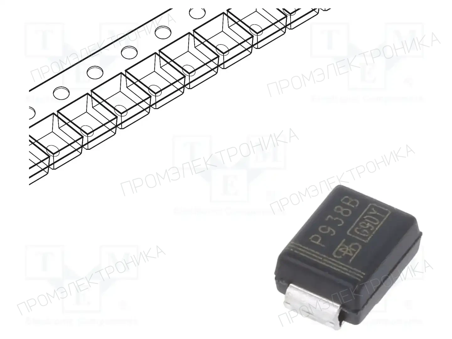 TAIWAN SEMICONDUCTOR 1PGSMB5938 — Стабилитроны SMD