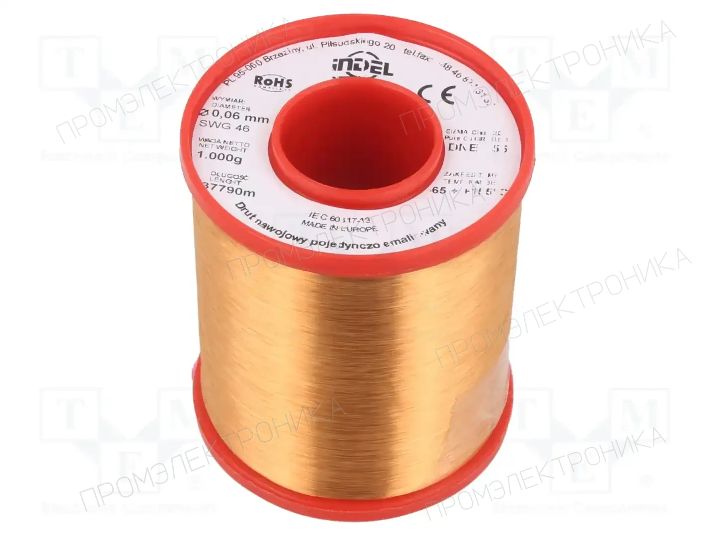INDEL DNE0,06-1KG — Проволока обмоточная