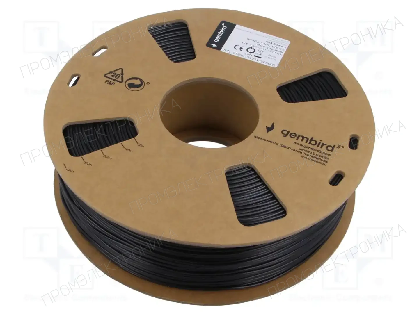 GEMBIRD 3DP-ASA1.75-01-BK — Принтеры 3D и аксессуары