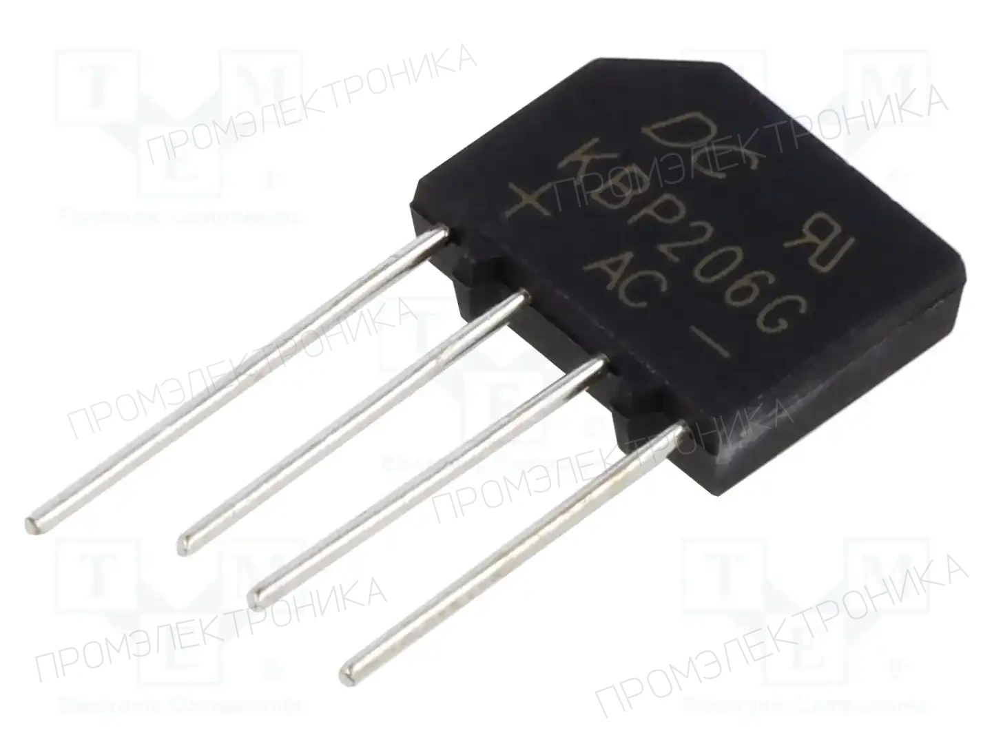 DC COMPONENTS KBP206G — Однофазные мосты диодные плоские