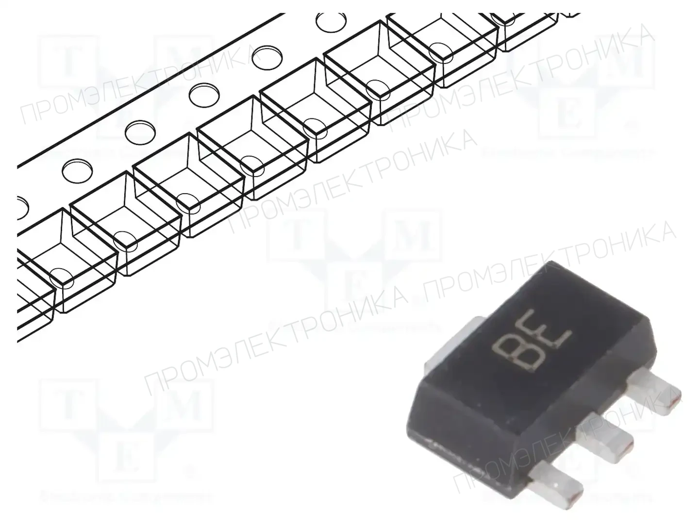DIODES INCORPORATED BCX55TA — Транзисторы NPN SMD