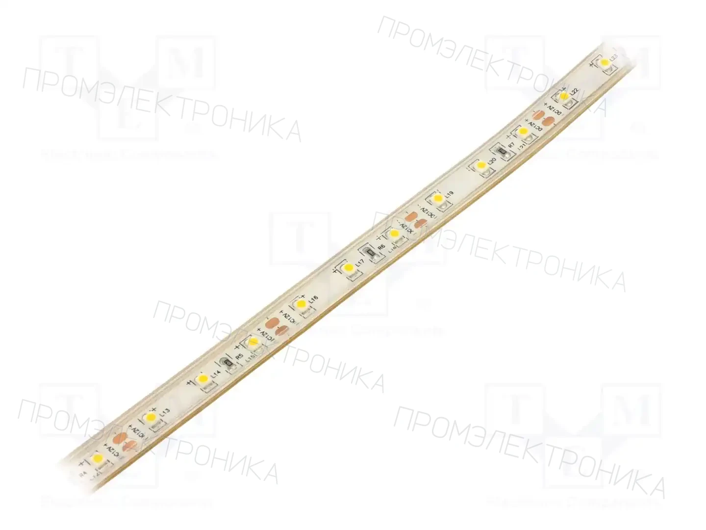 WISVA OPTOELECTRONICS HH-SWW60F208W12-3528 WW WHITE PCB IP65 — Источники света - светодиодные ленты