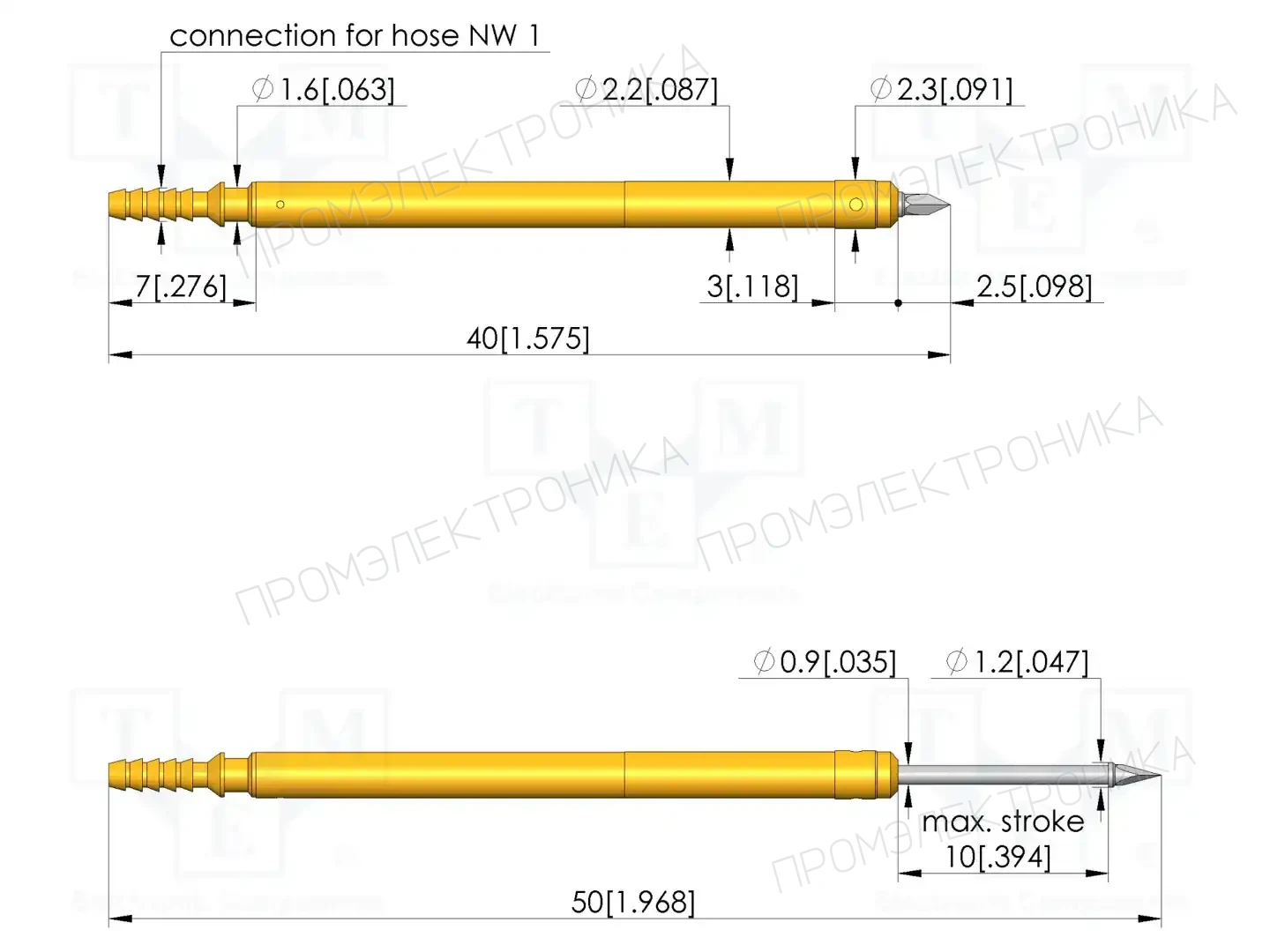 INGUN PKS-220 291 100 N 0802 A — Измерительные щупы