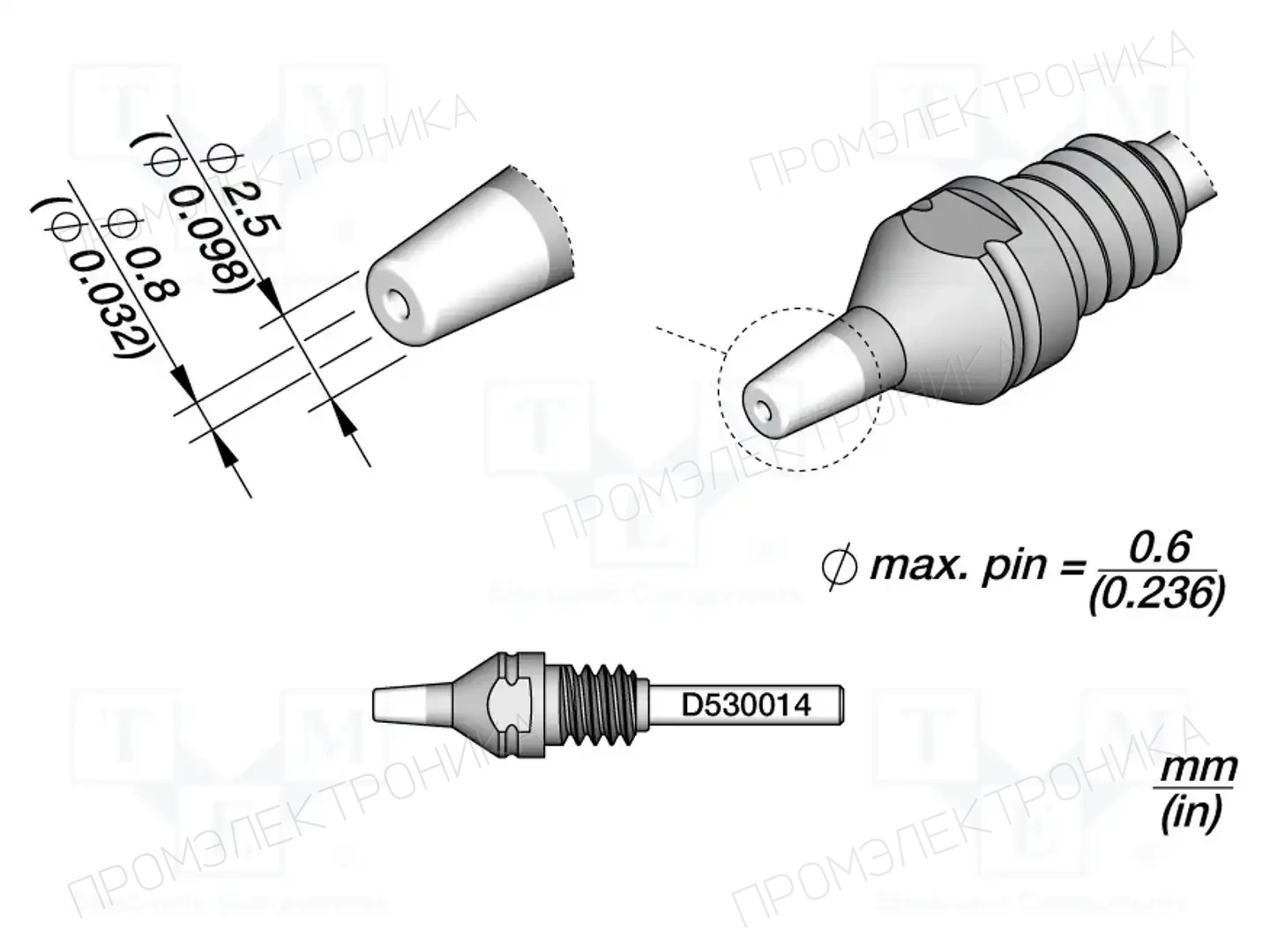 JBC TOOLS D530014 — Распаечные жала