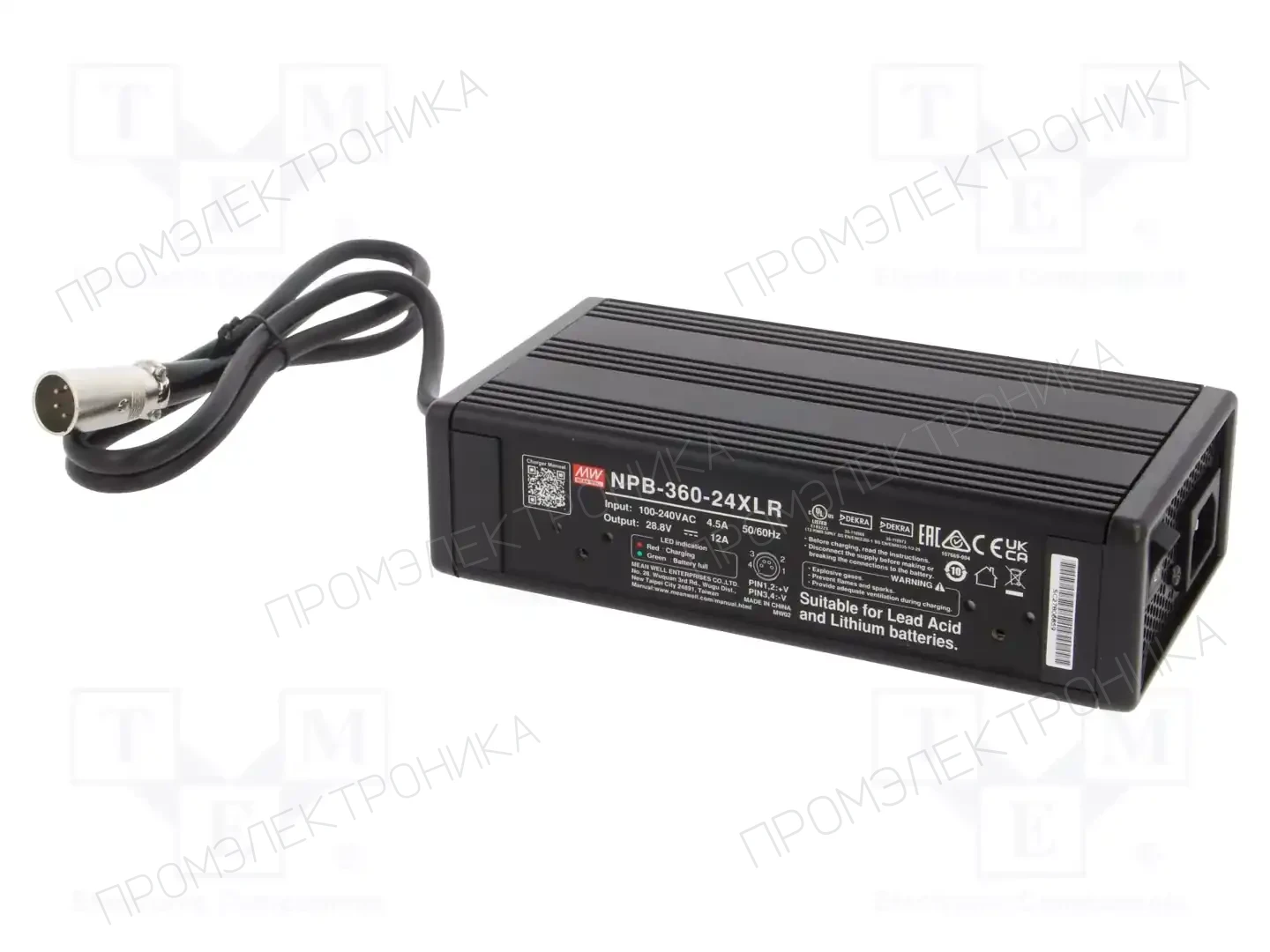 MEAN WELL NPB-360-24XLR — Зарядные устройства