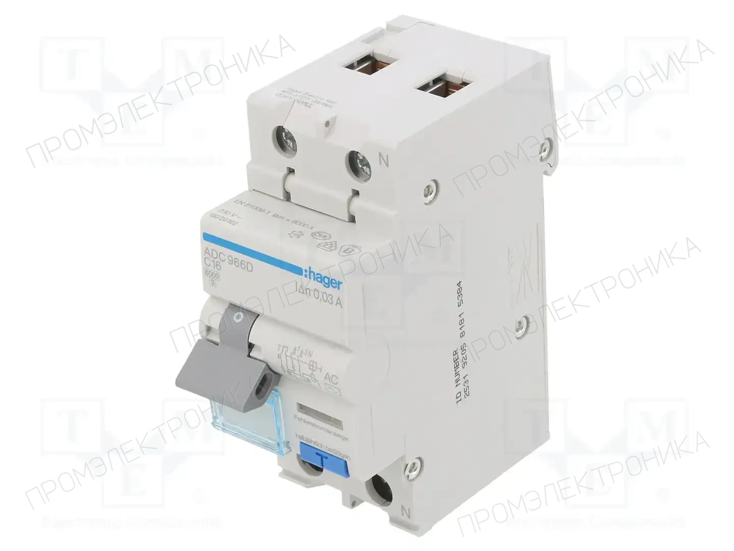 HAGER ADC966D — Дифференциальные выключатели