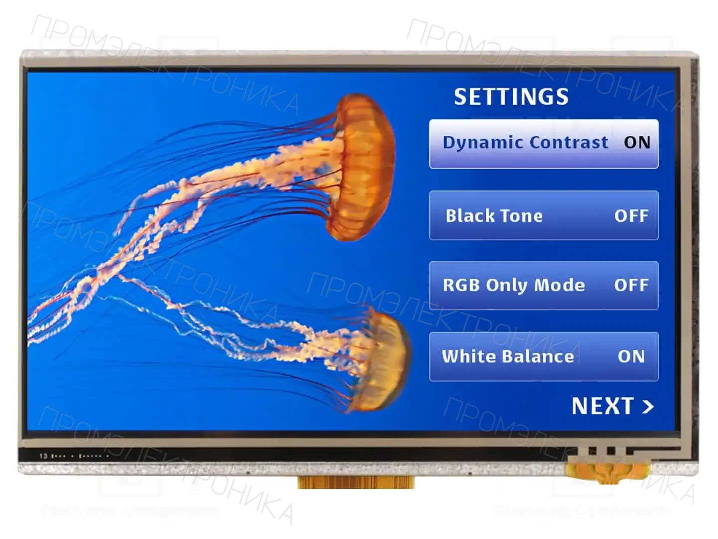 NEWHAVEN DISPLAY INTERNATIONAL NHD-7.0-800480EF-ASXV#-T — Дисплеи TFT