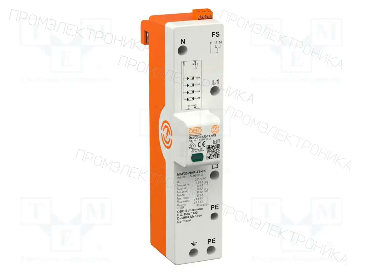 OBO BETTERMANN MCF30-NAR-TT+FS — Ограничители перенапряжения