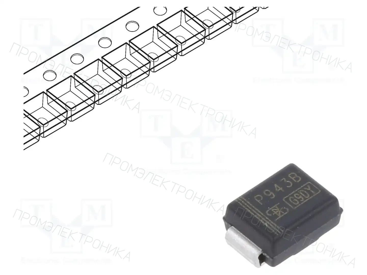 TAIWAN SEMICONDUCTOR 1PGSMB5943 — Стабилитроны SMD