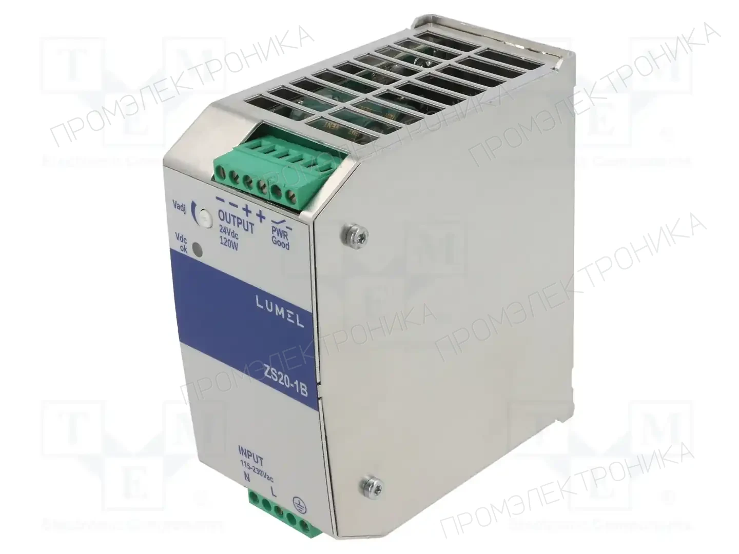 LUMEL ZS20-1B — Блоки питания на DIN-рейку