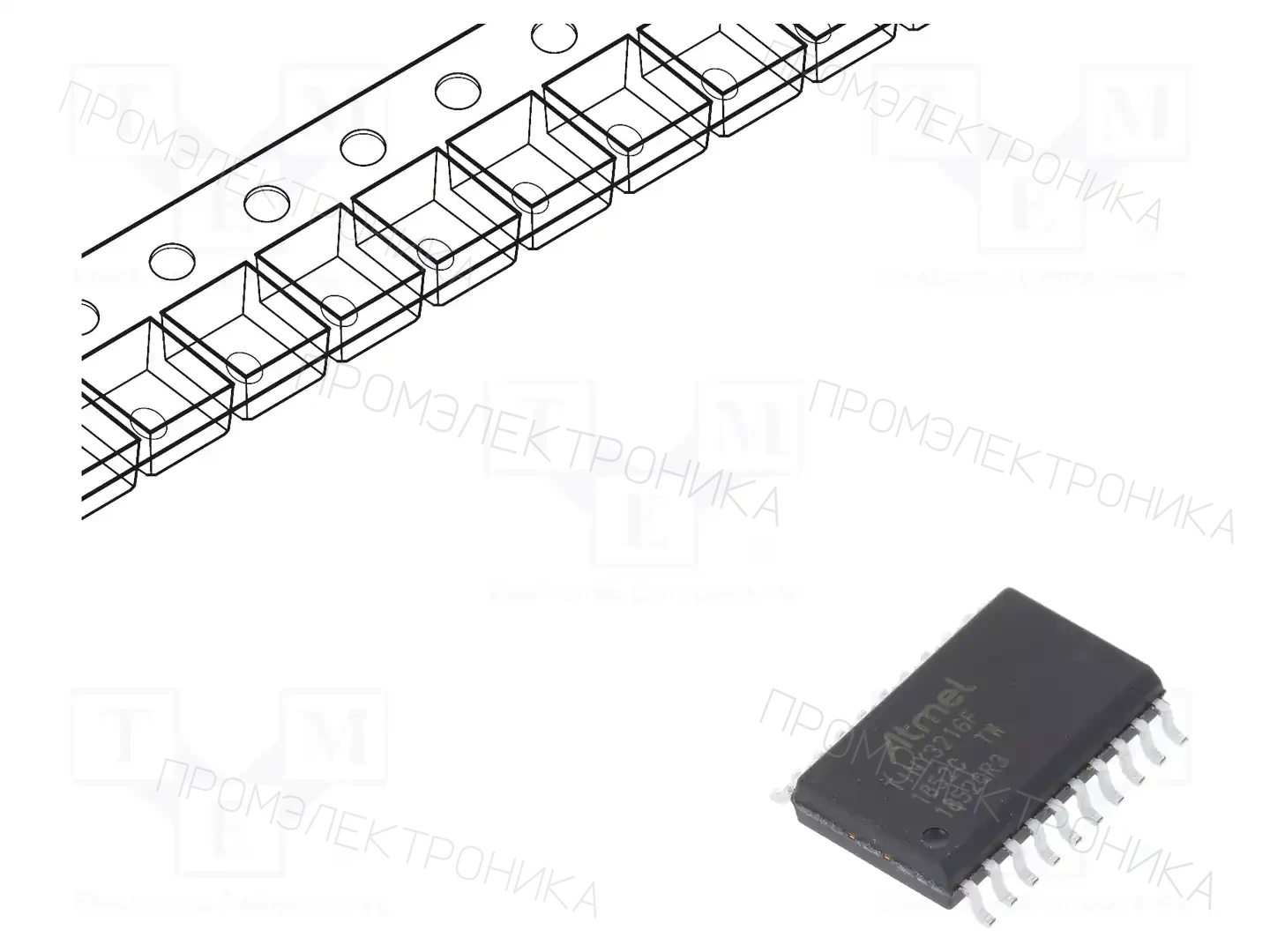 Microchip Technology ATTINY3216-SFR — Линейка AVR 8-bit