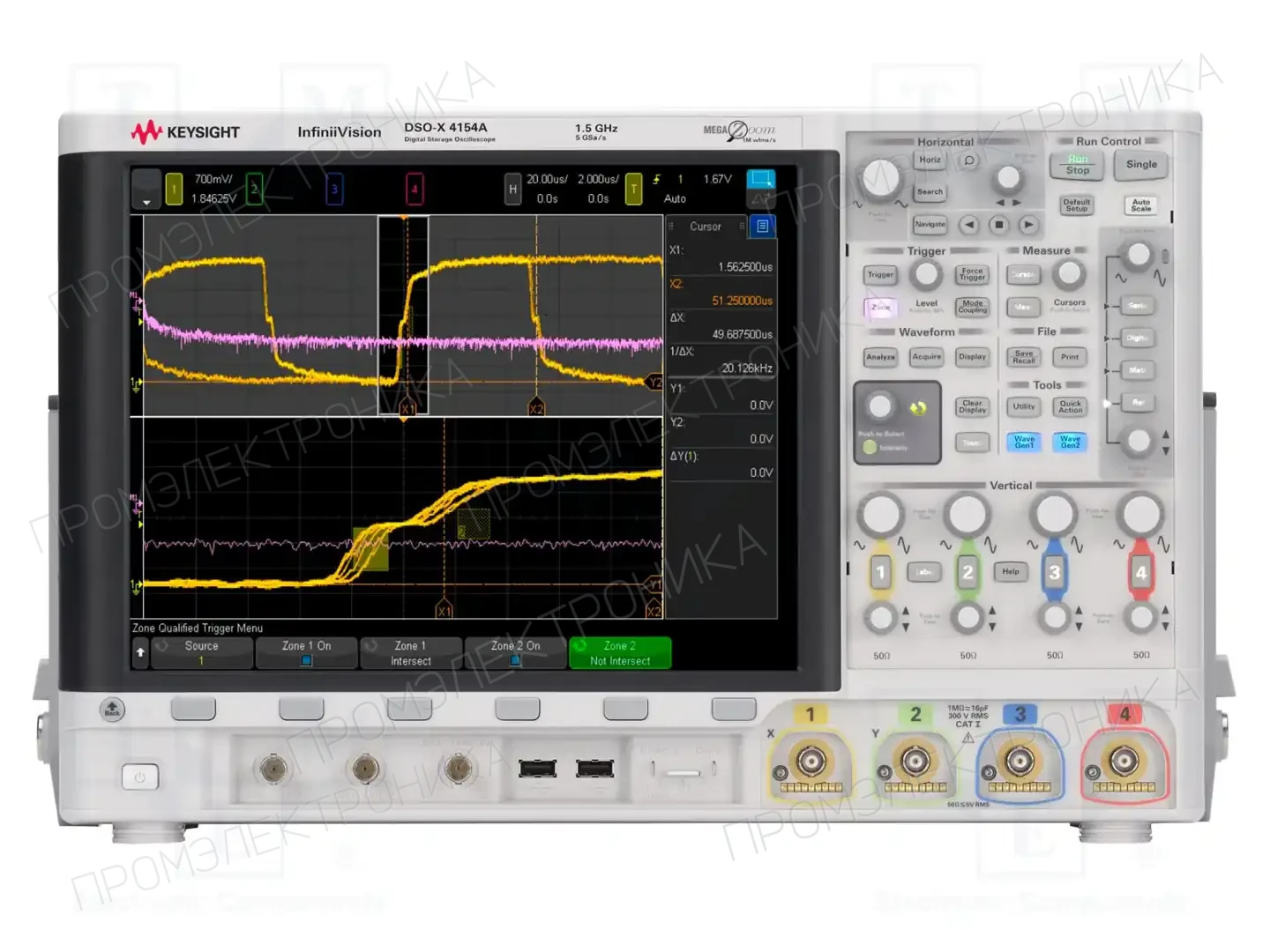 KEYSIGHT DSOX4154A — Осциллоскопы цифровые