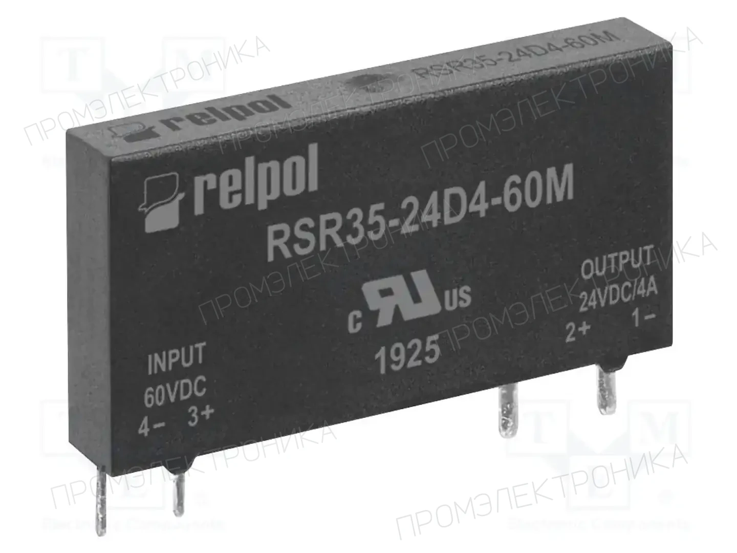 RELPOL RSR35-24D4-60M — Реле SSR однофазные