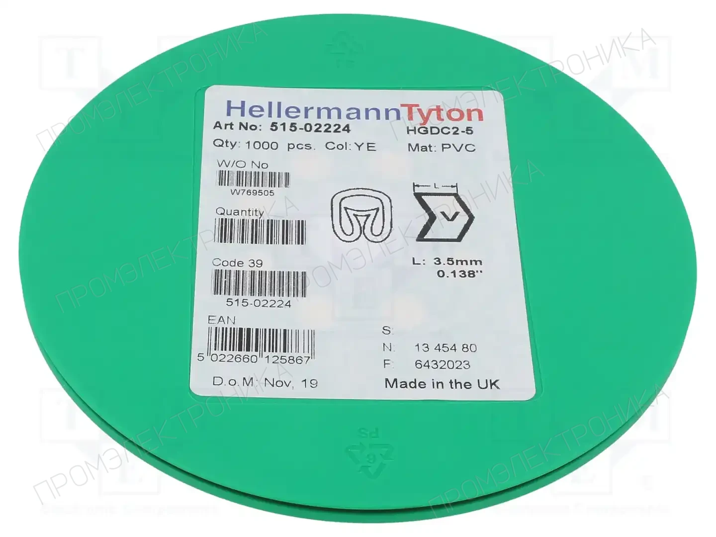 HELLERMANNTYTON 515-02224 — Маркеры проводов