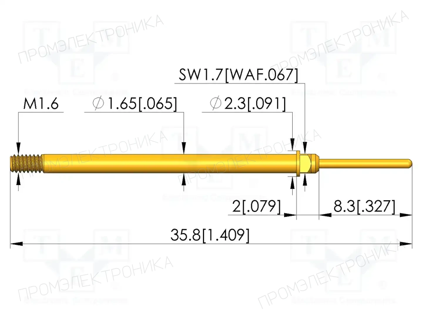 INGUN GKS-112 305 080 A 1502 ML — Измерительные щупы