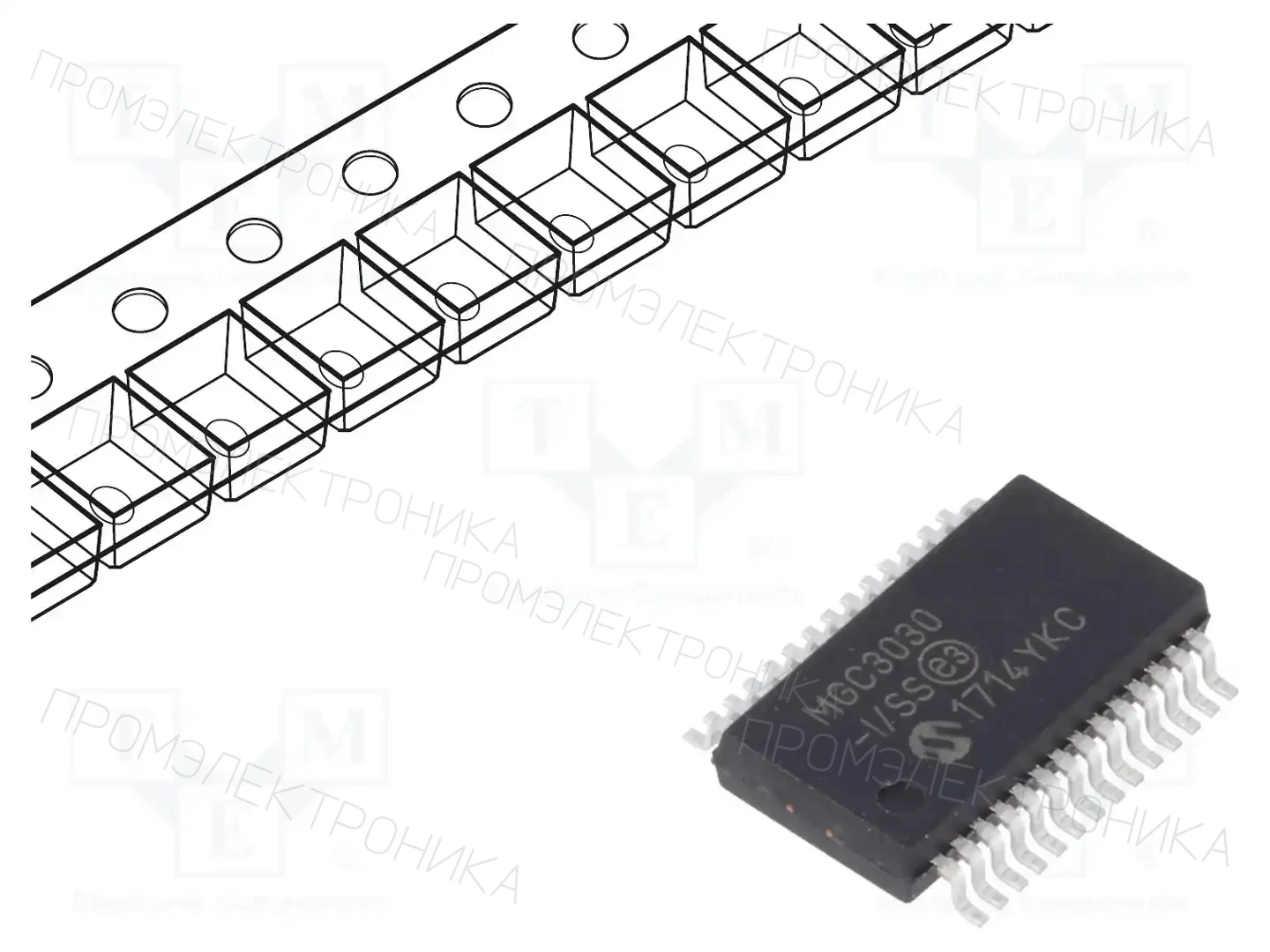 Microchip Technology MGC3030-I/SS — Драйверы - микросхемы
