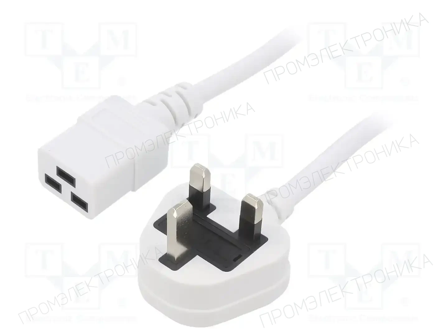 LIAN DUNG LT-318(3A)+549 3X1.5 WHT 3M — Кабели питания компьютерные и универс