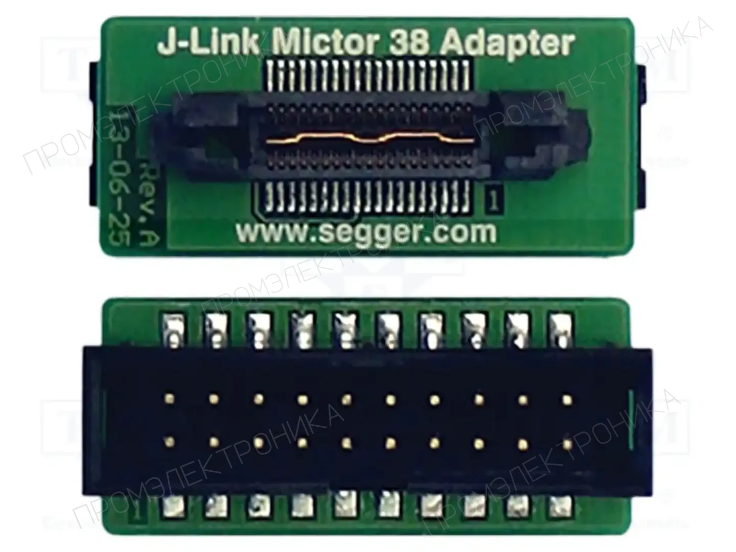 SEGGER MICROCONTROLLER 8.06.08 J-LINK MICTOR 38 ADAPTER — Аксессуары для программаторов