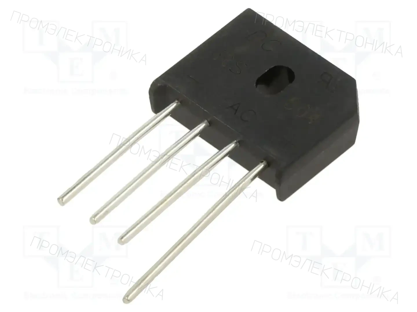 DC COMPONENTS RS604 — Однофазные мосты диодные плоские