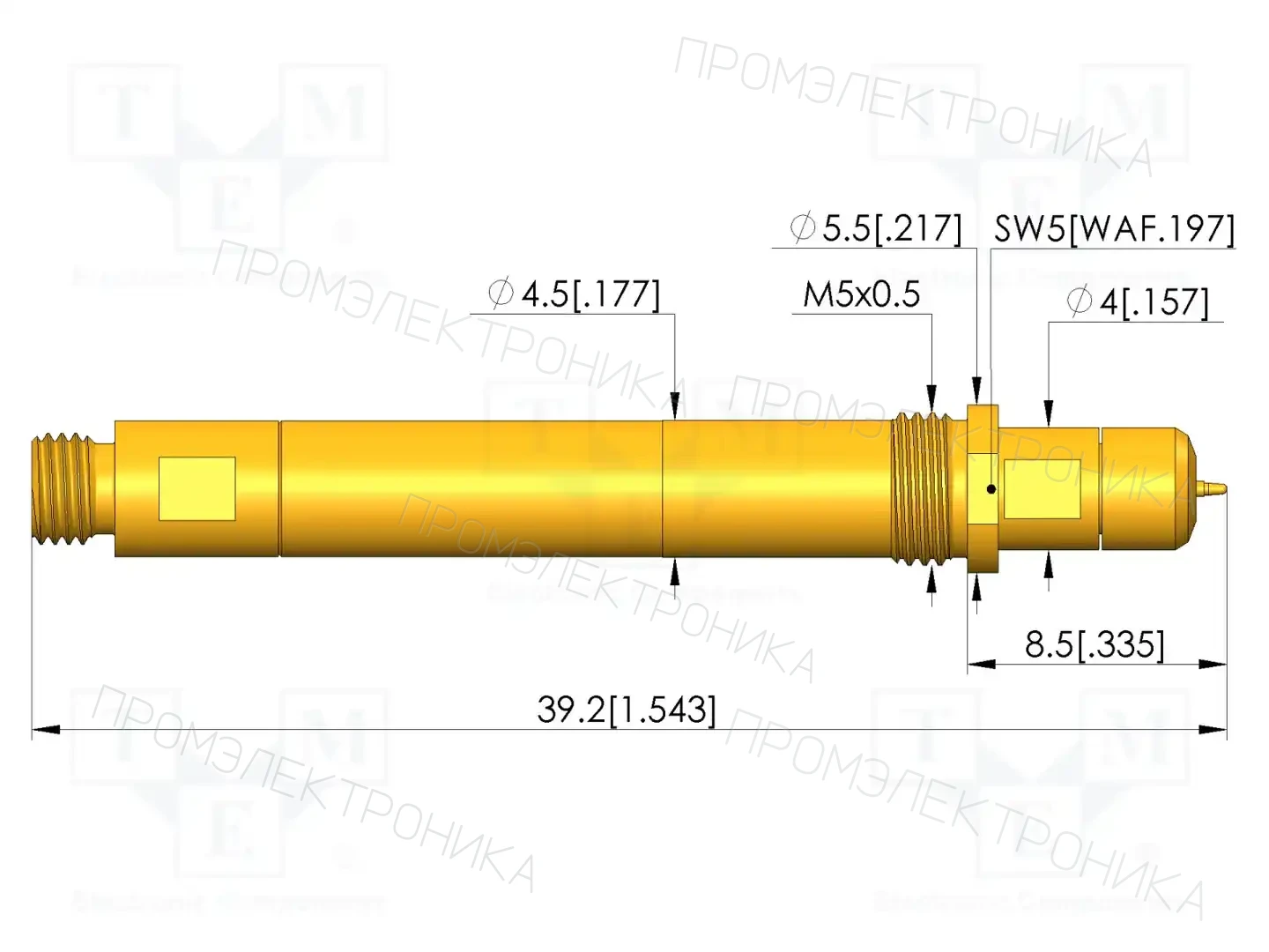 INGUN HFS-890 313 040 A 9343MM8030 M — Измерительные щупы
