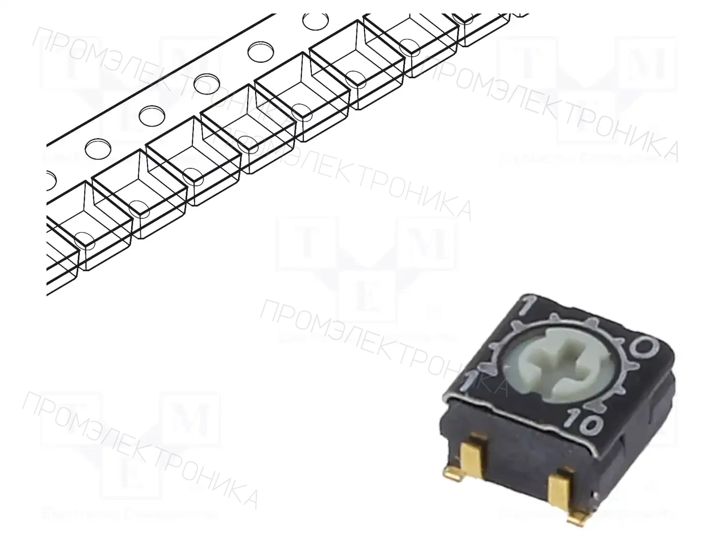 TOCOS G32AT-B101 — Потенциометры SMD однооборотные