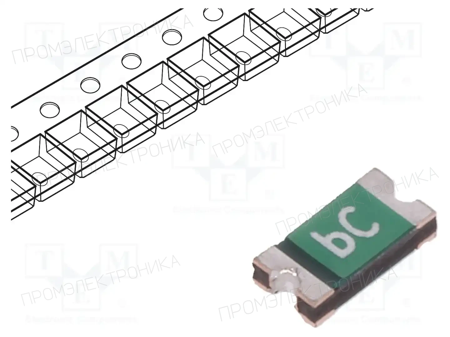 BEL FUSE 0ZCJ0005FF2E — Предохранители полимерные SMD
