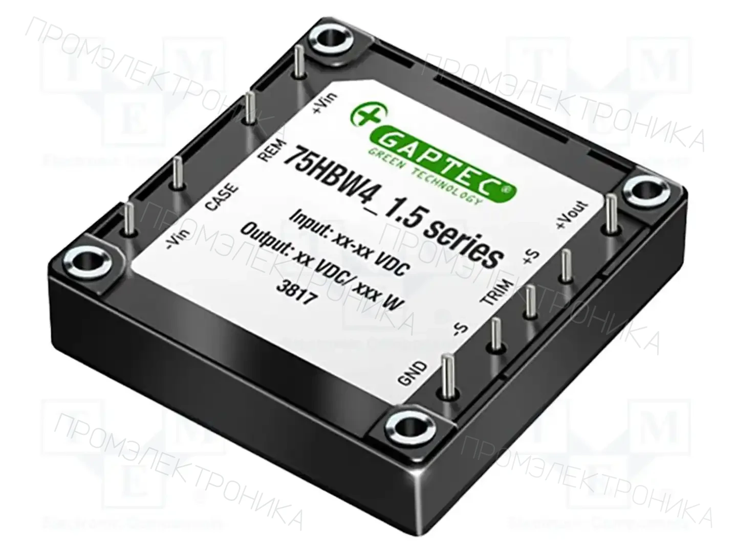 GAPTEC Electronic 75HBW4_2412S1.5 — Преобразователи DC/DC