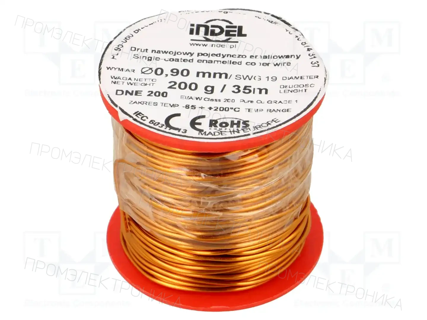 INDEL DNE0,90-200G — Проволока обмоточная