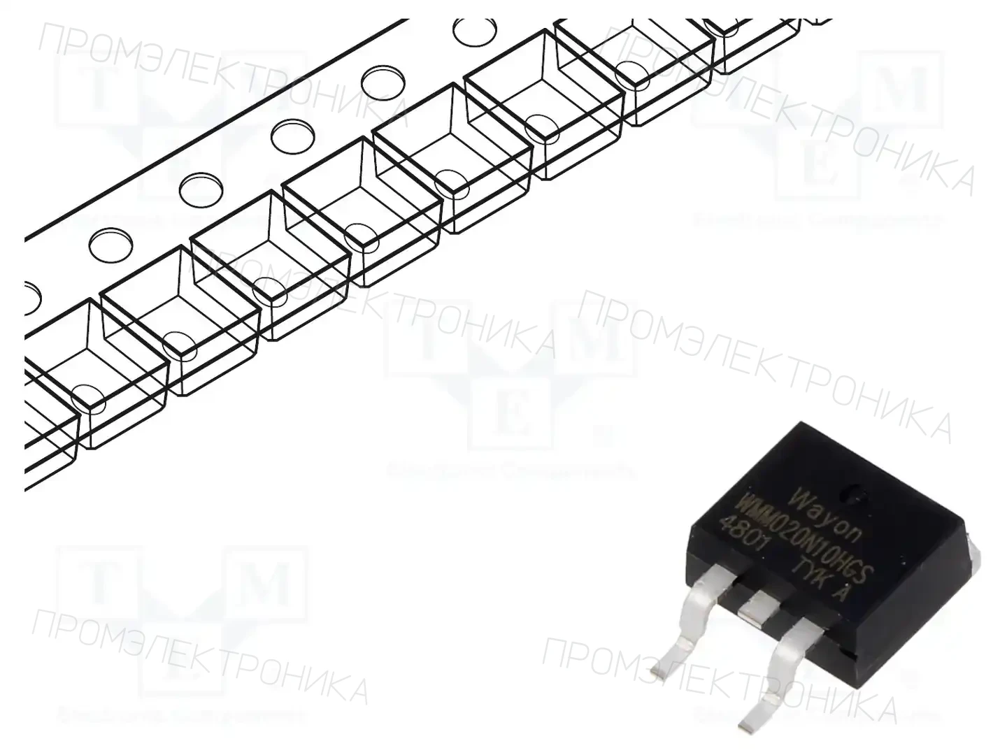 WAYON WMM020N10HGS — Транзисторы с каналом N SMD