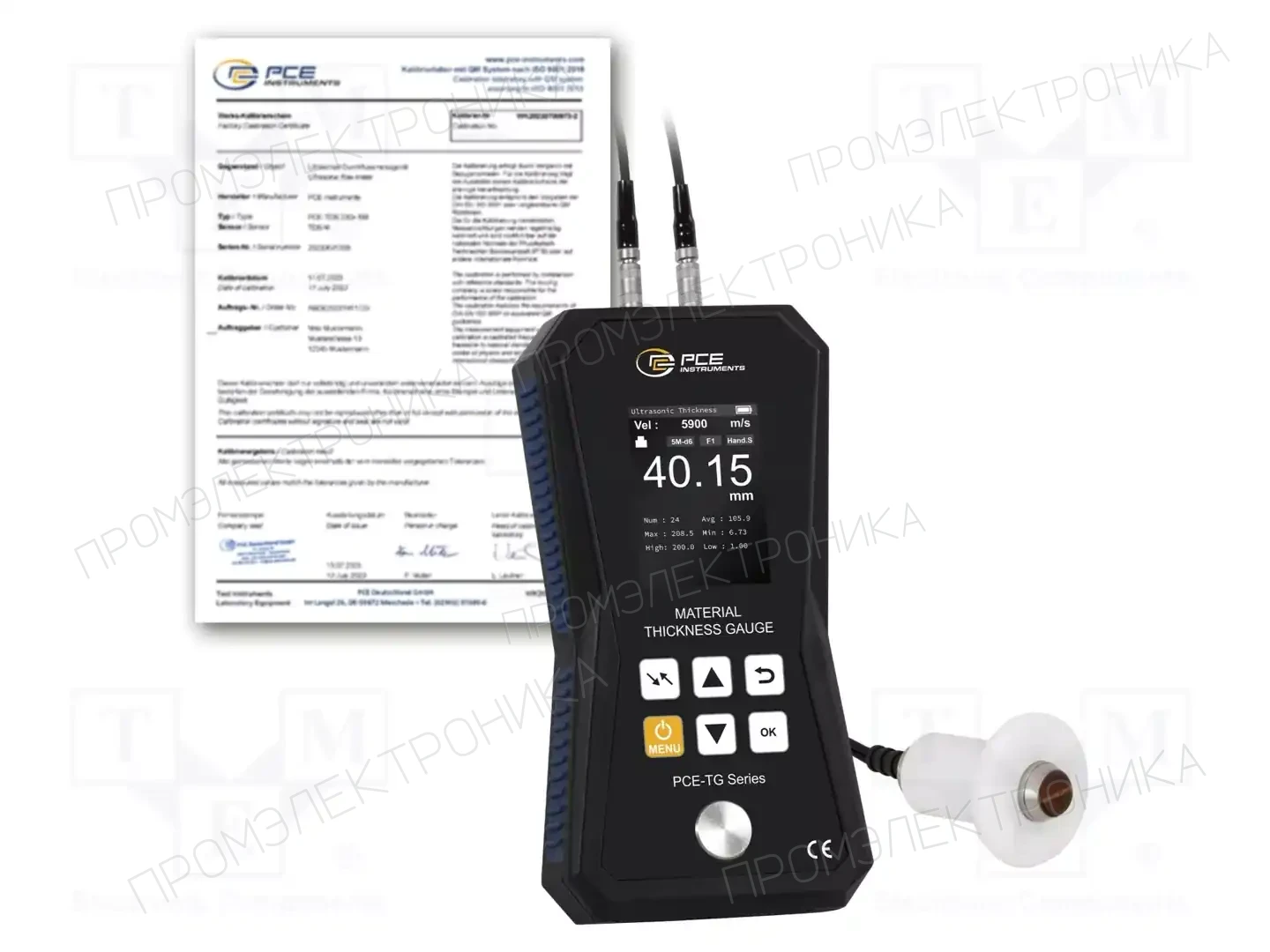 PCE INSTRUMENTS PCE-TG 150A HT-ICA — Измер. толщины лакокрасочного покрытия