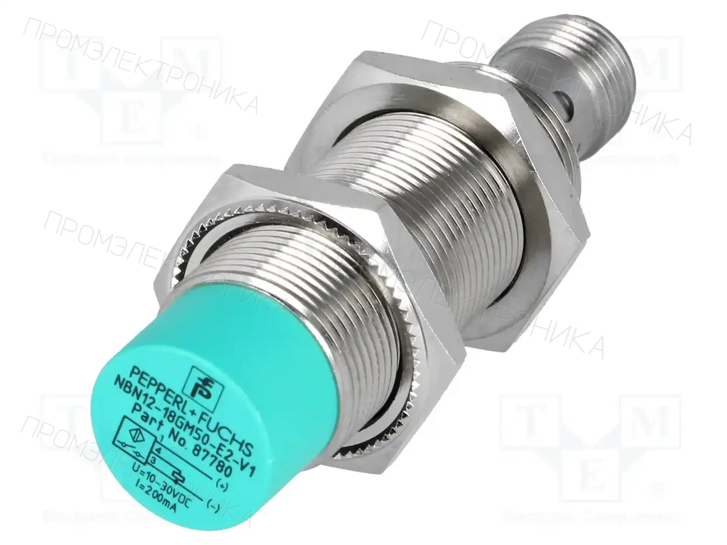 PEPPERL+FUCHS NBN12-18GM50-E2-V1 — Датчики индукционные цилиндрические DC