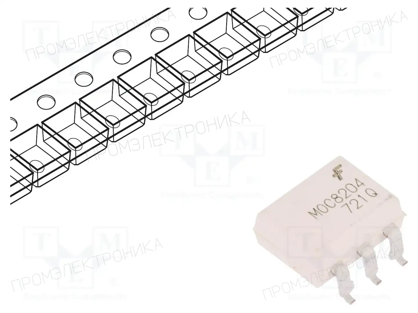onsemi MOC8204SM — Оптроны – аналоговый выход
