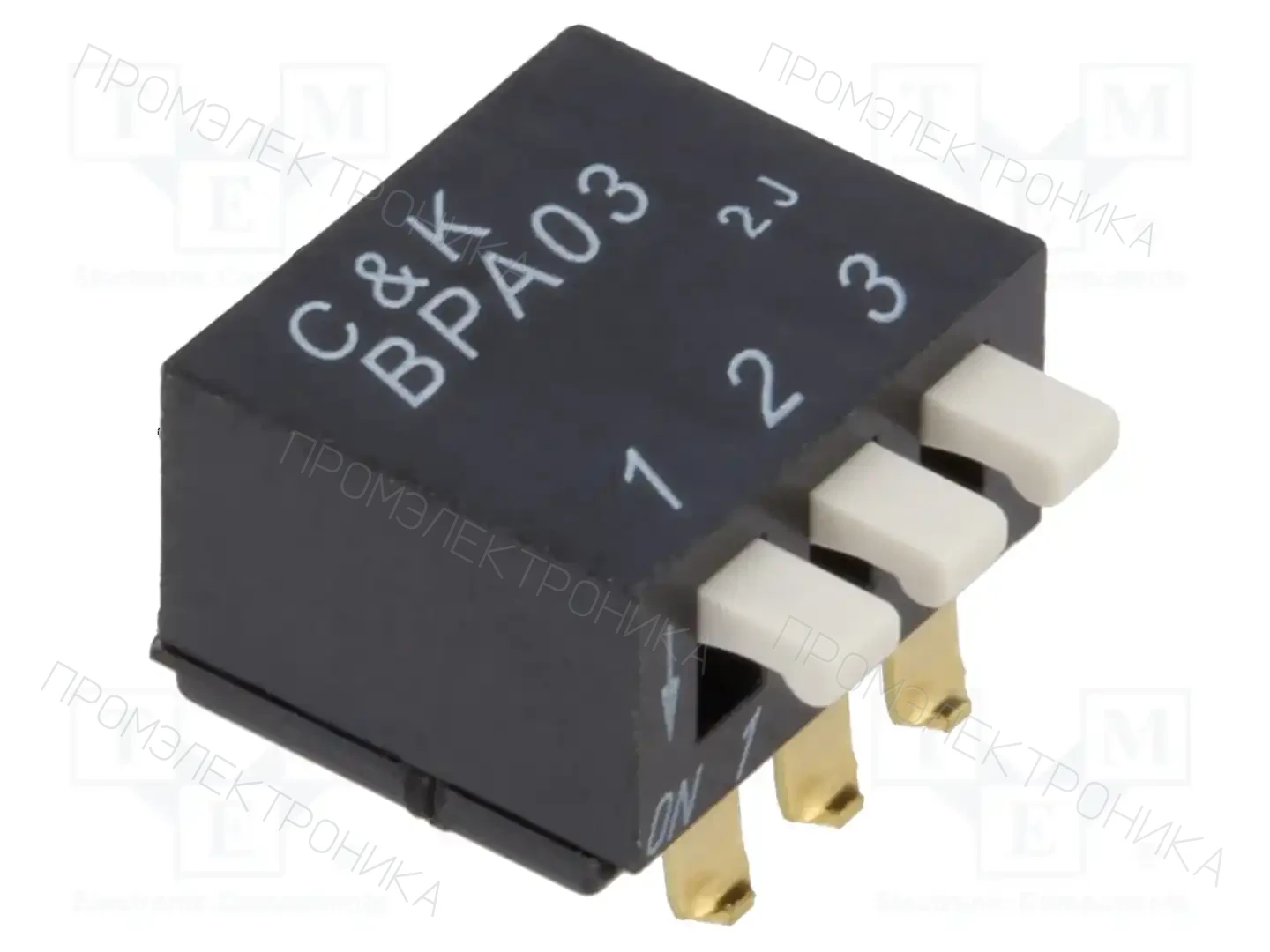 C&K BPA03SBR — Переключатели типа Dip-Switch