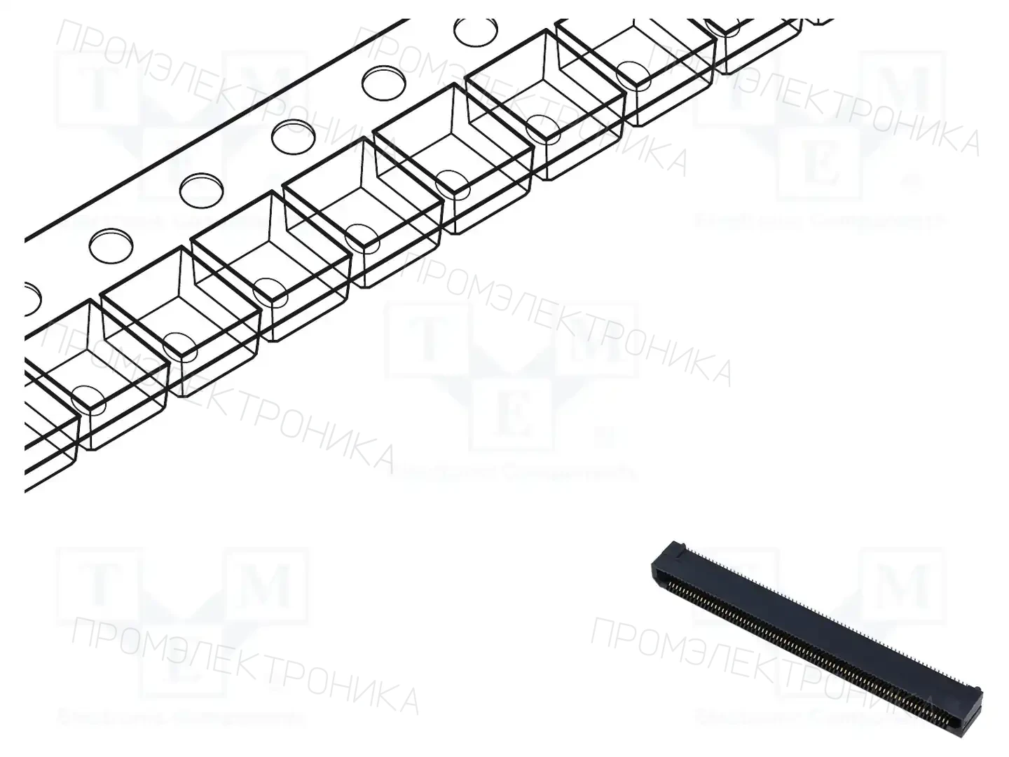 SAMTEC ERF8-075-07.0-L-DV-TR — Разъeмы пластина - пластина