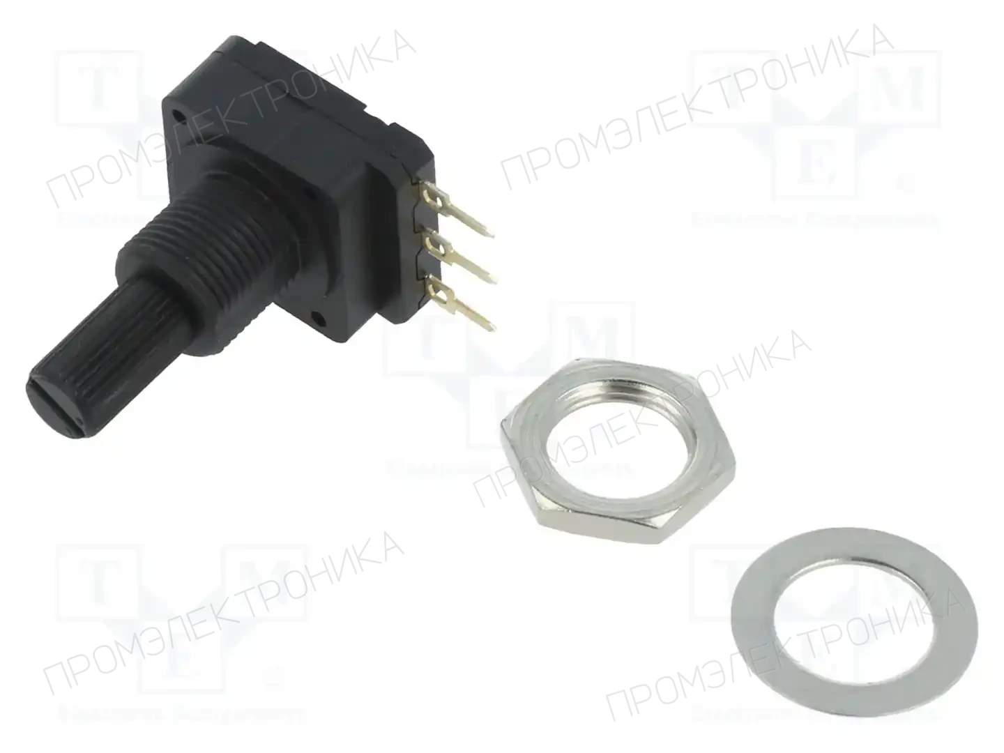 PIHER PC16SH10IP11102A2020TA — Потенциометры однооборотные угольные