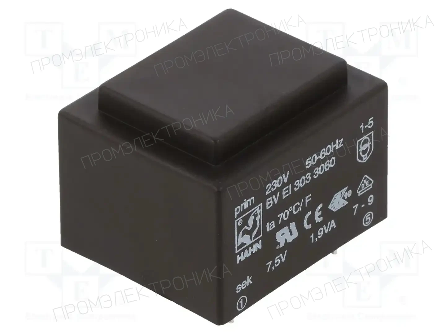 HAHN BV EI 303 3060 — Трансформаторы PCB